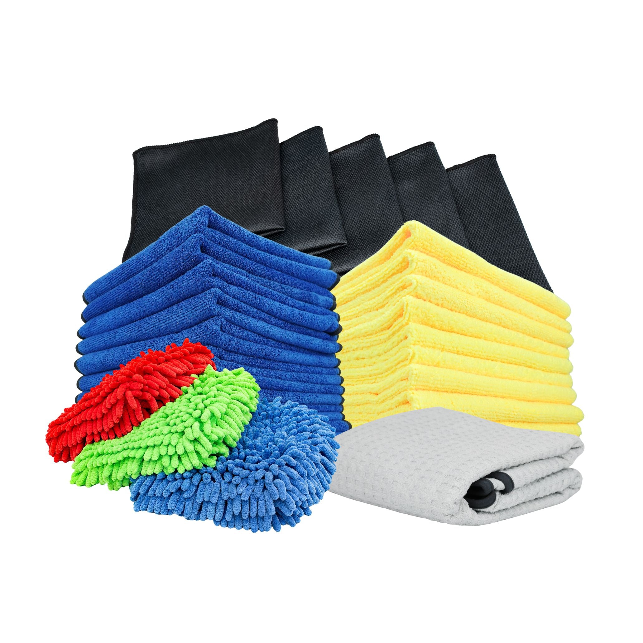 Classic Microfiber Detailing Kit | Complete Wash & Interior Set – The ...