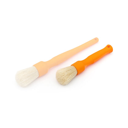 DETAIL FACTORY Boars Hair Detailing Brushes Small Orange
