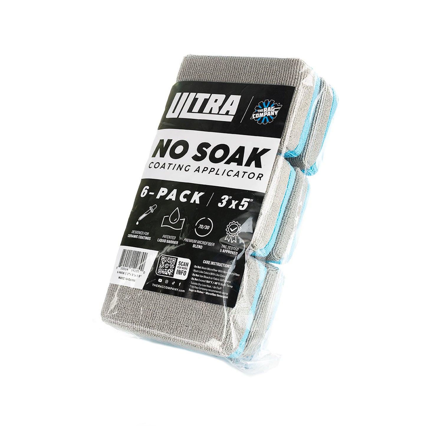 Ultra No Soak sponge package