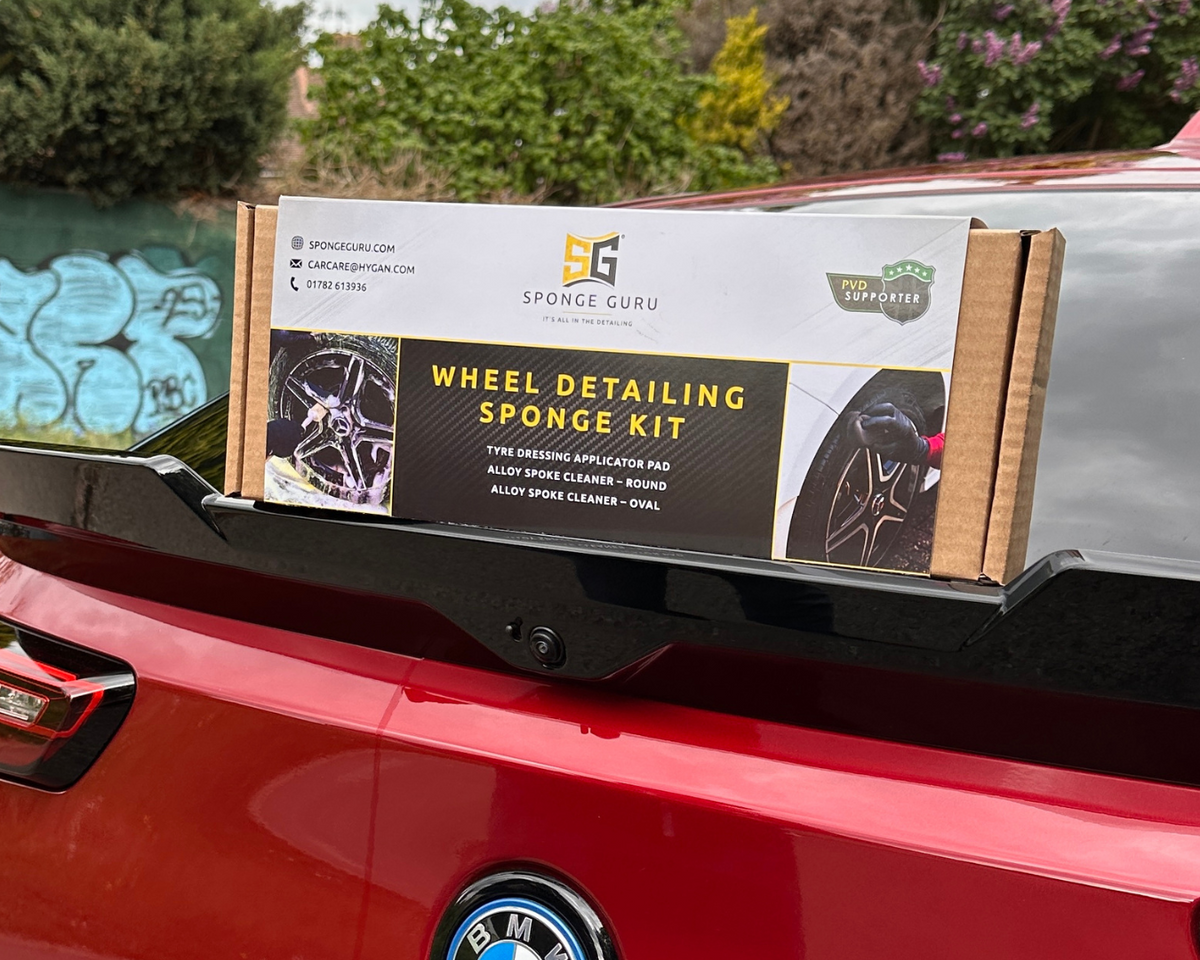 Sponge Guru Wheel Detailing Sponge Kit contents
