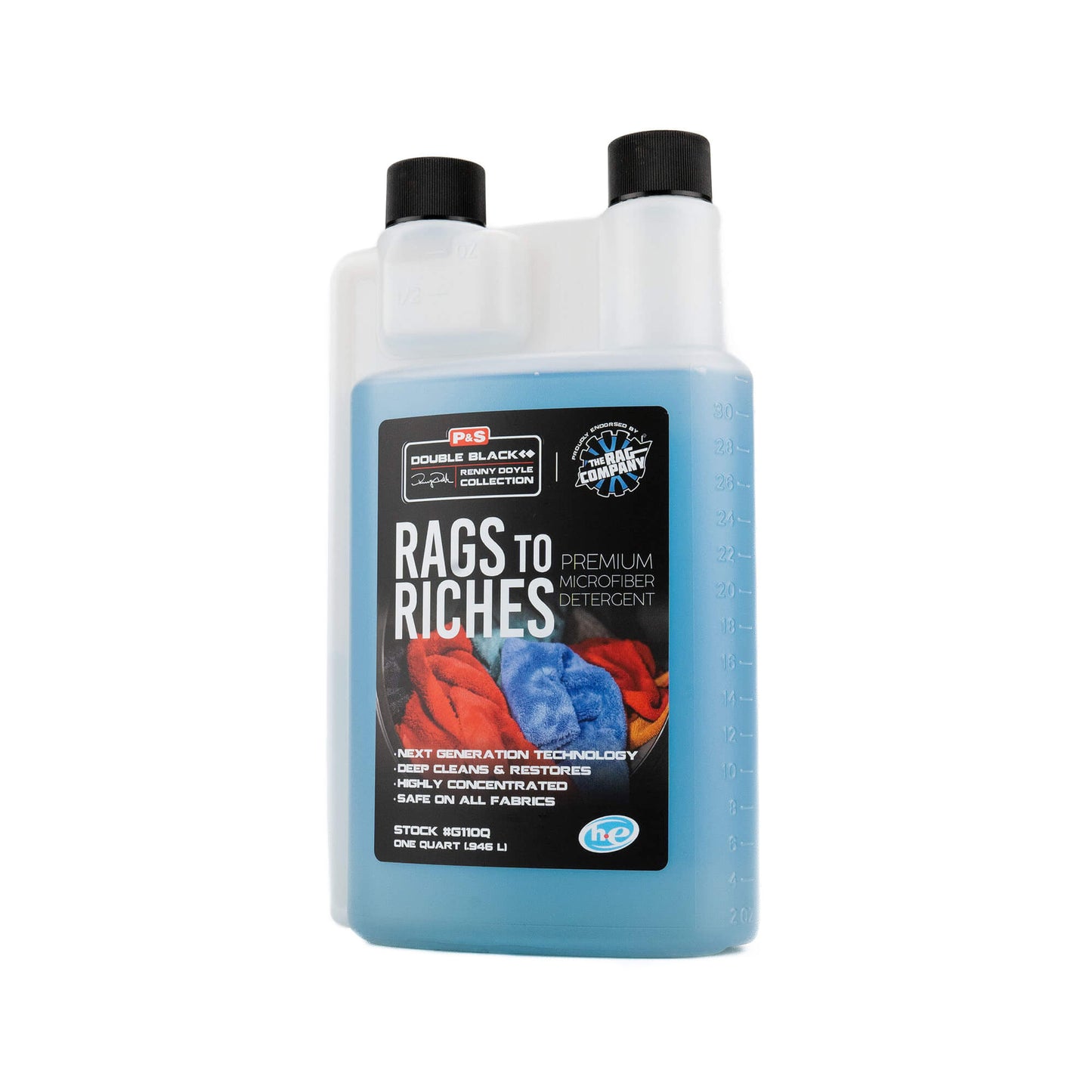 P&S Rags To Riches Microfiber Detergent & cleaner Quart