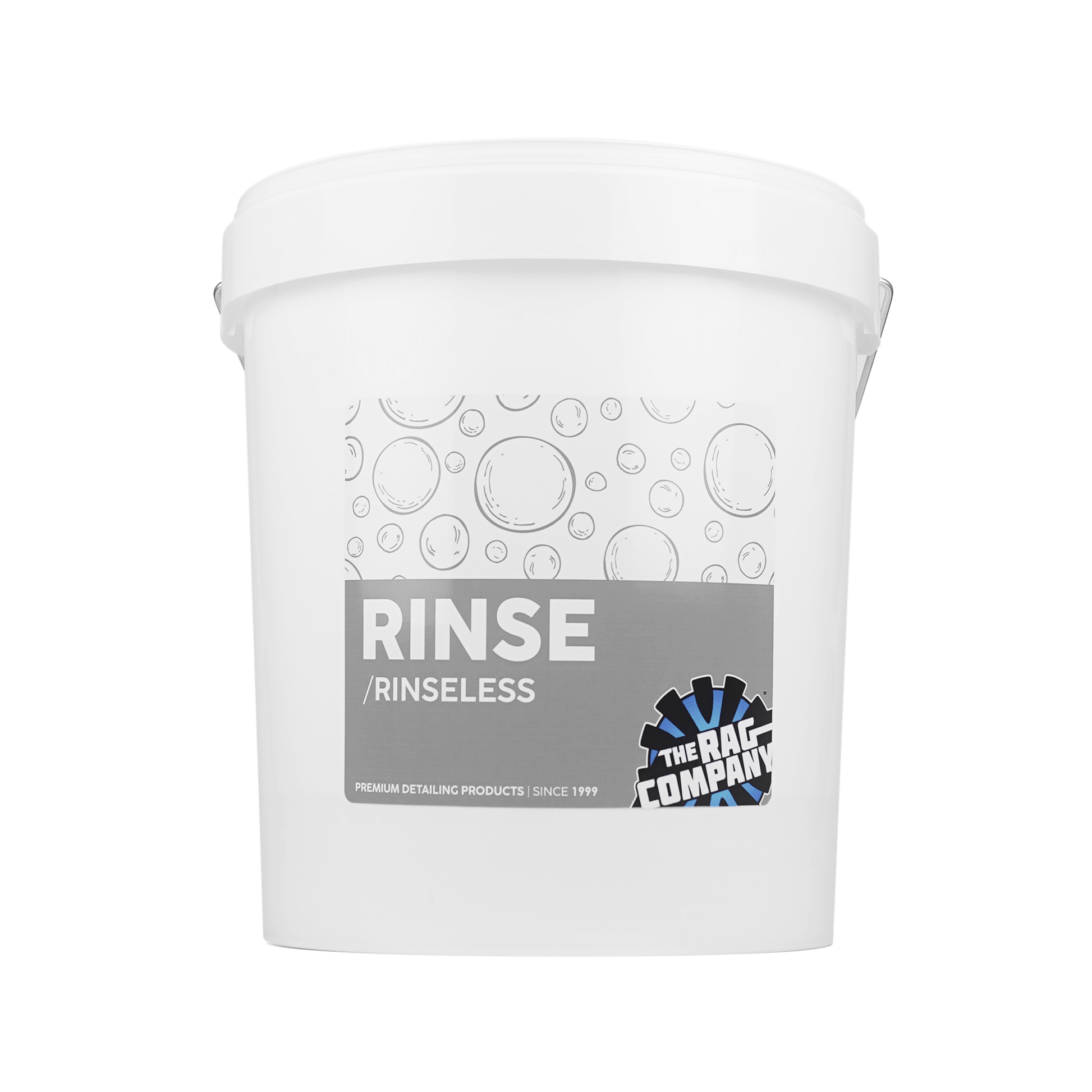 Wash bucket with Rinse sticker